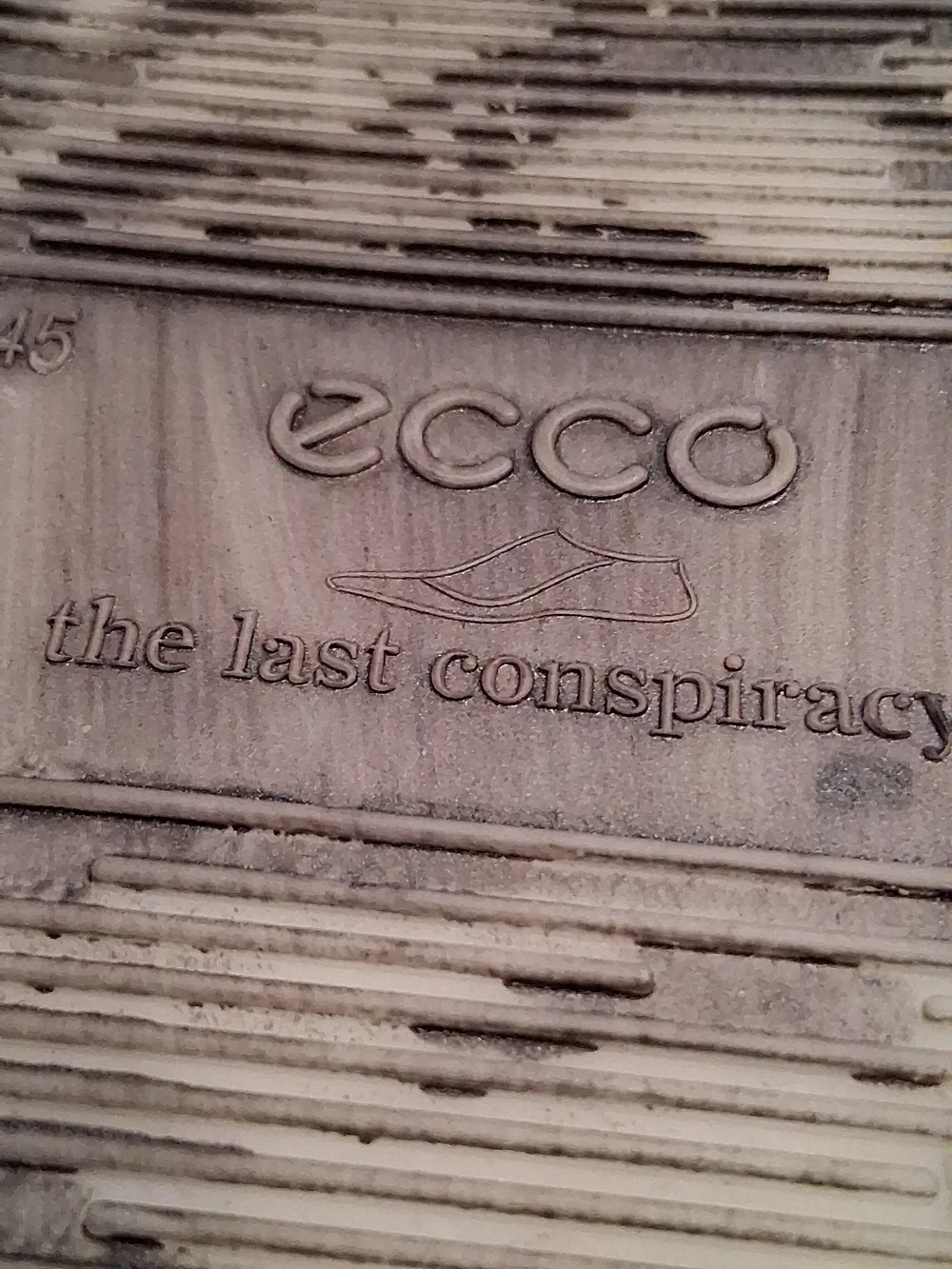 ECCO BlackPremium Leather Lace-Up Sneakers The Last Conspiracy